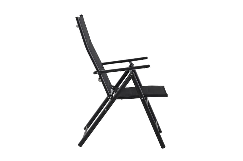 Maggie pehmustettu säädettävä ulkotuoli - Musta - Puutarhakalusteet - Puutarhatuoli - Säätötuoli