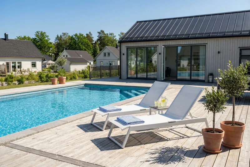 Monaco aurinkotuoli säädettävällä selkänojalla, alumiinia, valkoinen tekstiili - Valkoinen - Puutarhakalusteet - Puutarhatuoli - Aurinkosänky & aurinkovaunu