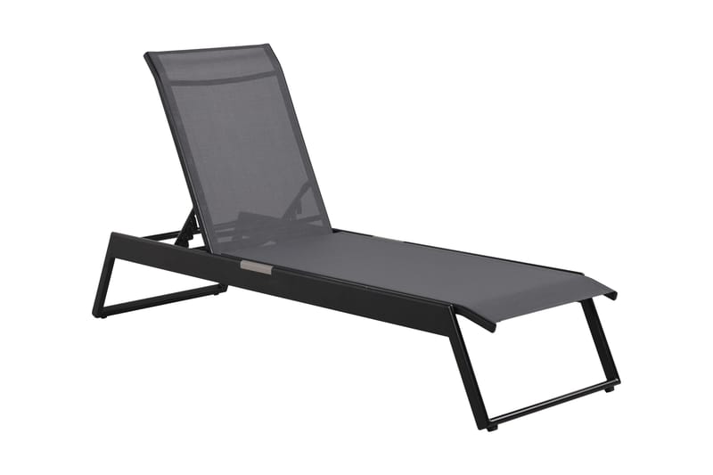 Monaco Aurinkovuode - Musta - Puutarhakalusteet - Puutarhatuoli - Aurinkosänky & aurinkovaunu
