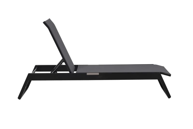 Monaco Aurinkovuode - Musta - Puutarhakalusteet - Puutarhatuoli - Aurinkosänky & aurinkovaunu