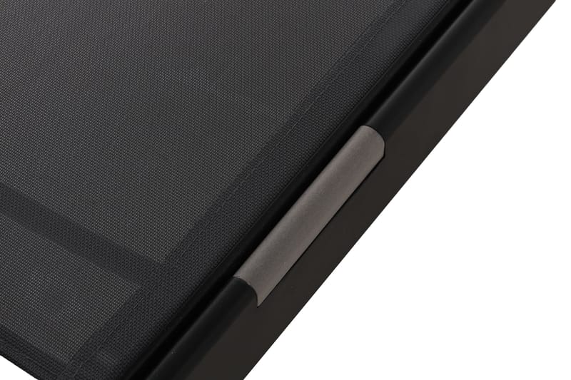 Monaco Aurinkovuode - Musta - Puutarhakalusteet - Puutarhatuoli - Aurinkosänky & aurinkovaunu