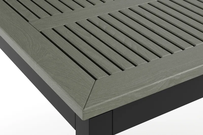 Monaco jatkettava ulkopöytä 150–250x90 cm - Musta/Harmaa - Puutarhakalusteet - Terassipöydät - Ruokapöytä terassille