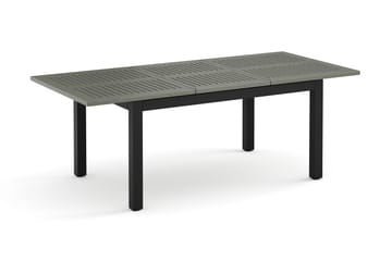 Monaco jatkettava ulkopöytä 150–250x90 cm - Musta/Harmaa - Puutarhakalusteet - Terassipöydät - Ruokapöytä terassille