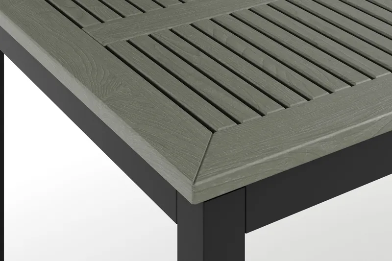 Monaco jatkettava ulkopöytä 210/310x90 cm - Musta/Harmaa - Puutarhakalusteet - Terassipöydät - Ruokapöytä terassille