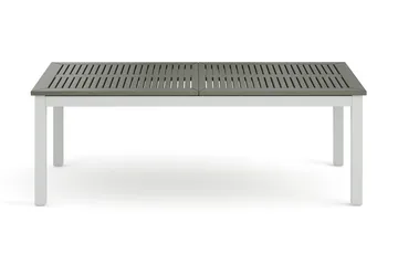 Monaco jatkettava ulkopöytä 210/310x90 cm - Valkoinen/Harmaa - Puutarhakalusteet - Terassipöydät - Ruokapöytä terassille