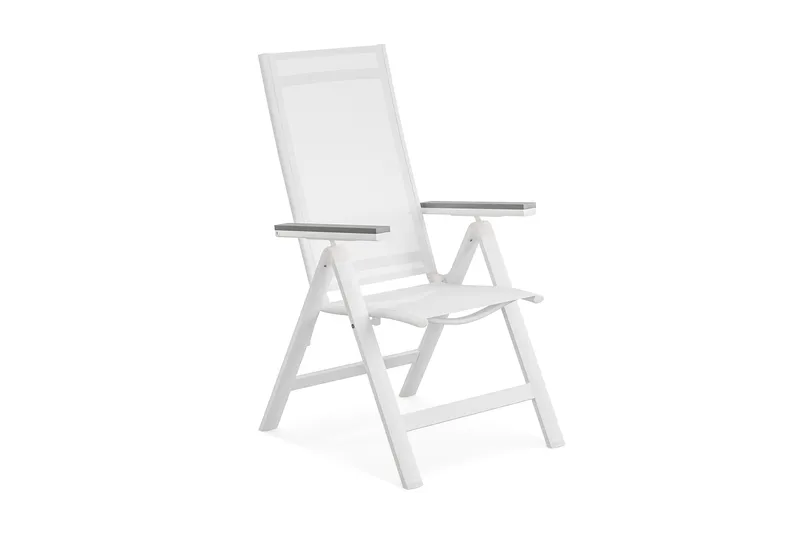 Monaco Light säädettävä ulkotuoli, Valkoinen