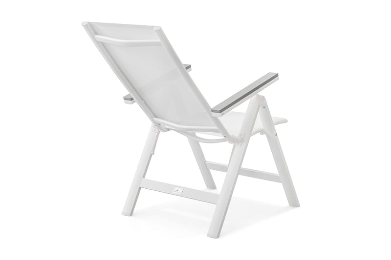 Monaco Light säädettävä ulkotuoli - Valkoinen - Puutarhakalusteet - Puutarhatuoli - Säätötuoli