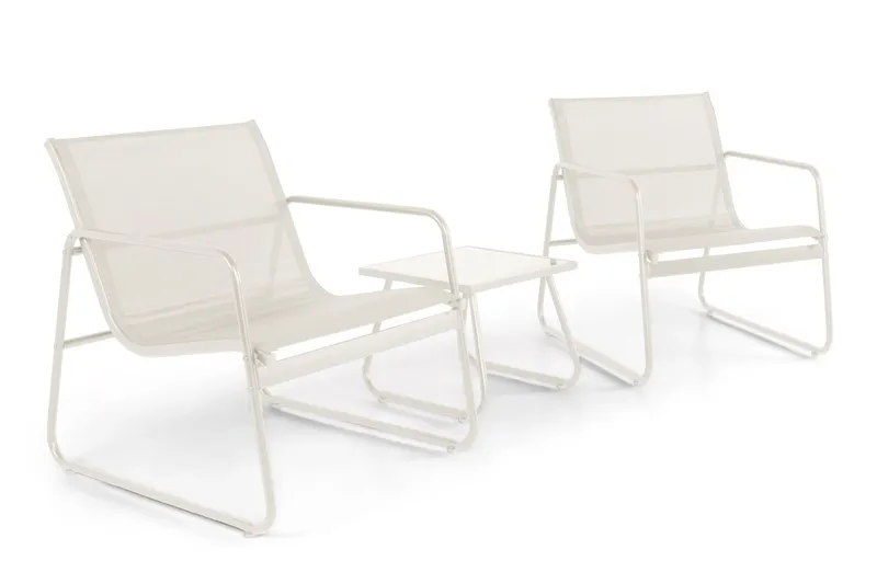 Pelanda ulkokäyttöön tarkoitettu kahvilasetti - Beige - Puutarhakalusteet - Terassiryhmät - Oleskeluryhmät