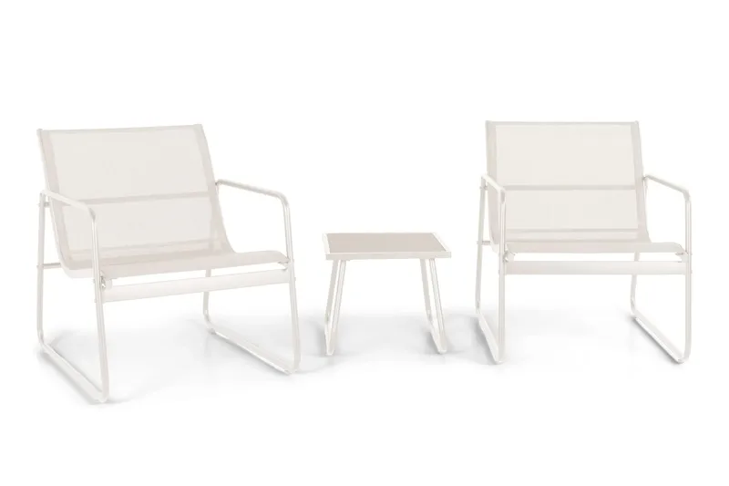 Pelanda ulkokäyttöön tarkoitettu kahvilasetti, Beige