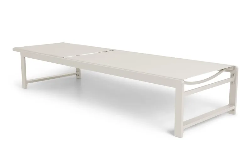 Sanna Aurinkotuoli Säädettävällä Selkänojalla - Beige - Puutarhakalusteet - Puutarhatuoli - Aurinkosänky & aurinkovaunu