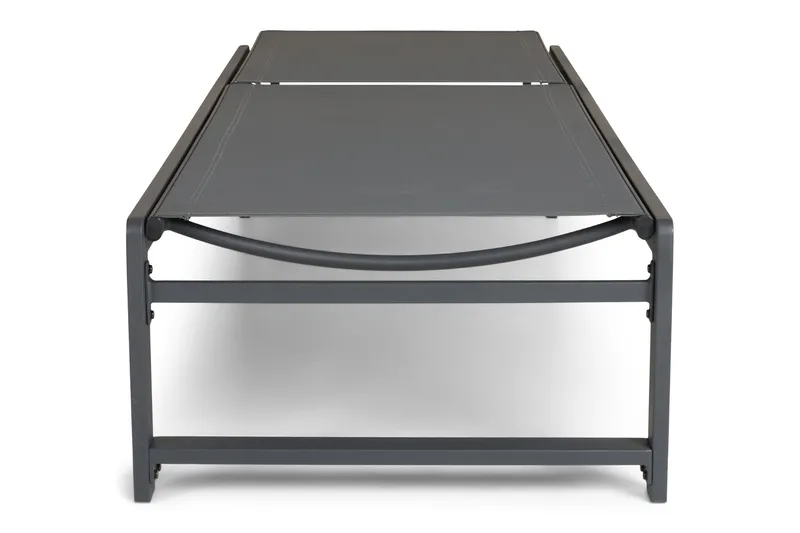 Sanna Aurinkotuoli Säädettävällä Selkänojalla - Musta - Puutarhakalusteet - Puutarhatuoli - Aurinkosänky & aurinkovaunu