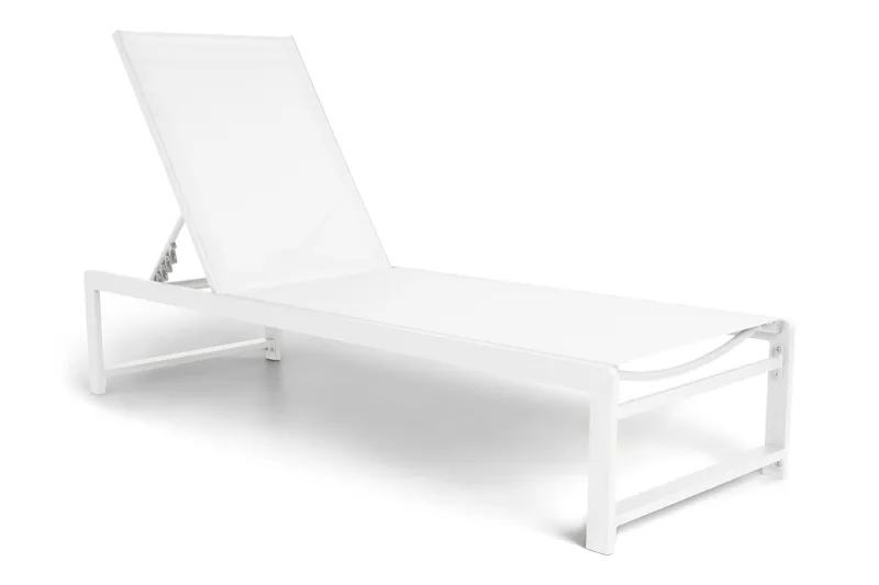 Sanna Aurinkotuoli Säädettävällä Selkänojalla, Valkoinen