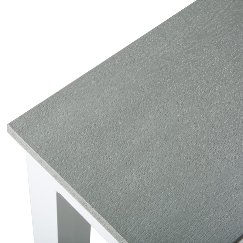 Tunis ulkokahvipöytä 70x70 cm - Valkoinen/Harmaa - Puutarhakalusteet - Terassipöydät - Kahvilapöytä