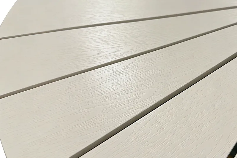 Tunis ulkoruokapöytä 120 cm pyöreä - Beige/Beige - Puutarhakalusteet - Terassipöydät - Ruokapöytä terassille