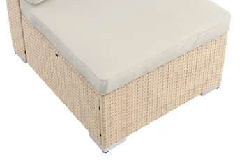 Wisconsin ulkokäyttöön tarkoitettu keskimoduuli - Beige - Puutarhakalusteet - Tarvikkeet ulos - Tee se itse-moduulit - Keskimoduuli ulkosohva
