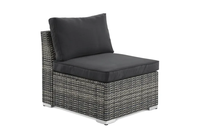 Wisconsin ulkokäyttöön tarkoitettu keskimoduuli - Harmaa - Puutarhakalusteet - Tarvikkeet ulos - Tee se itse-moduulit - Keskimoduuli ulkosohva