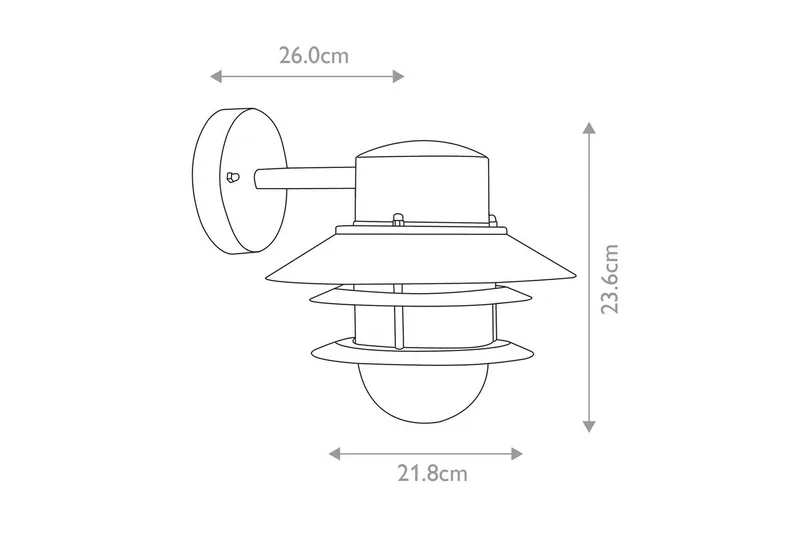 Copenhagen Elstead Lighting Outdoor Seinävalaisin - Piha & ulkoaltaat - Piha-alue - Sisäänkäynti - Sisäänkäynnin valaistus