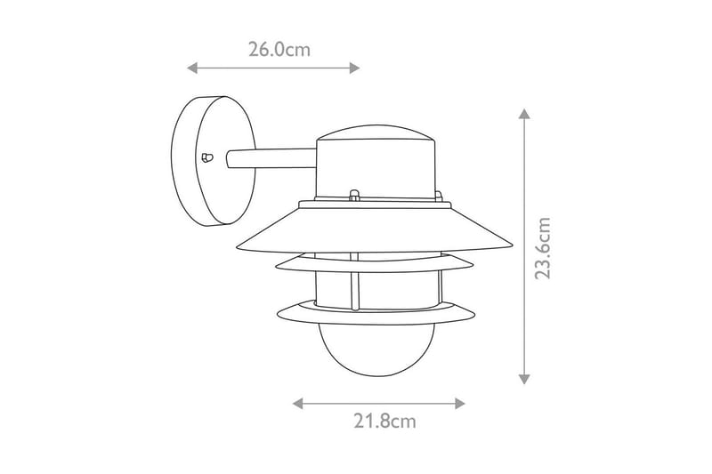 Copenhagen Elstead Lighting Outdoor Seinävalaisin - Piha & ulkoaltaat - Piha-alue - Sisäänkäynti - Sisäänkäynnin valaistus