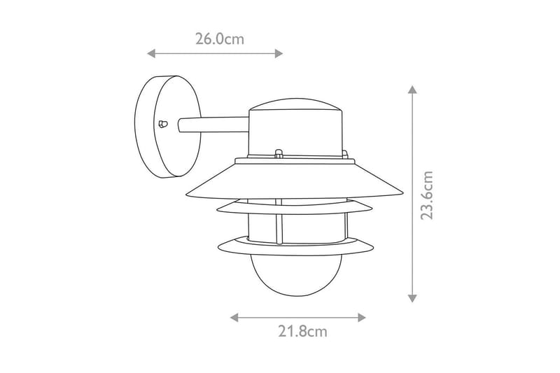 Copenhagen Elstead Lighting Outdoor Seinävalaisin - Piha & ulkoaltaat - Piha-alue - Sisäänkäynti - Sisäänkäynnin valaistus