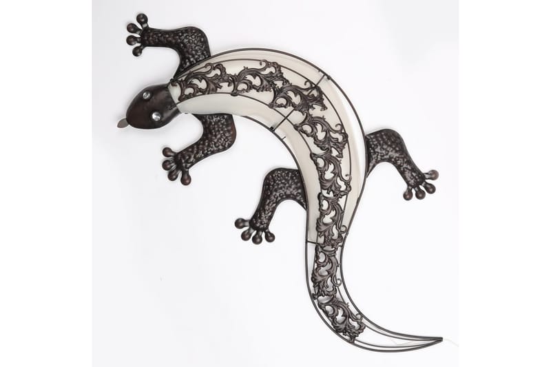 HI LED Gekko puutarhan aurinkovoima seinävalo - Ruskea - Piha & ulkoaltaat - Piha-alue - Sisäänkäynti - Sisäänkäynnin valaistus