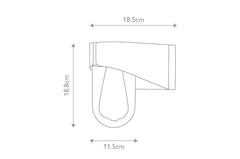 Porto Elstead Lighting Ulkoseinävalaisin - Piha & ulkoaltaat - Piha-alue - Sisäänkäynti - Sisäänkäynnin valaistus