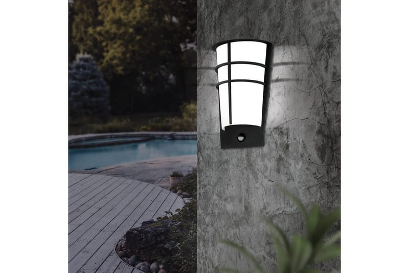 Seinävalaisin Ulkovalaistus Eglo Breganzo 1 - Antrasiitti/Valkoinen - Piha & ulkoaltaat - Piha-alue - Sisäänkäynti - Sisäänkäynnin valaistus