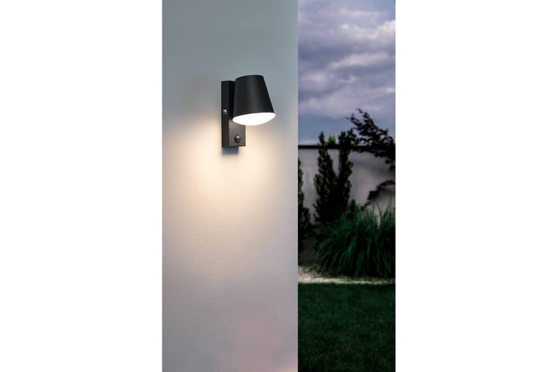 Seinävalaisin Ulkovalaistus Eglo Caldiero Tunnistimella - Antrasiitti/Valkoinen - Piha & ulkoaltaat - Piha-alue - Sisäänkäynti - Sisäänkäynnin valaistus