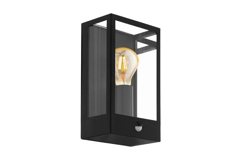 Ulkoseinävalaisin Eglo Alamonte liikkeentunnistimella, Musta/Valkoinen