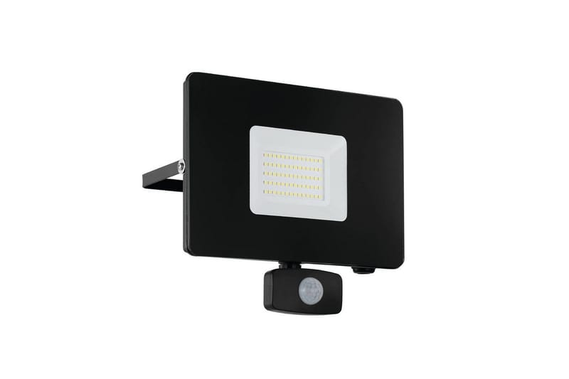 Ulkoseinävalaisin Eglo Faedo 3 liikkeentunnistimella 50W, Musta, Musta