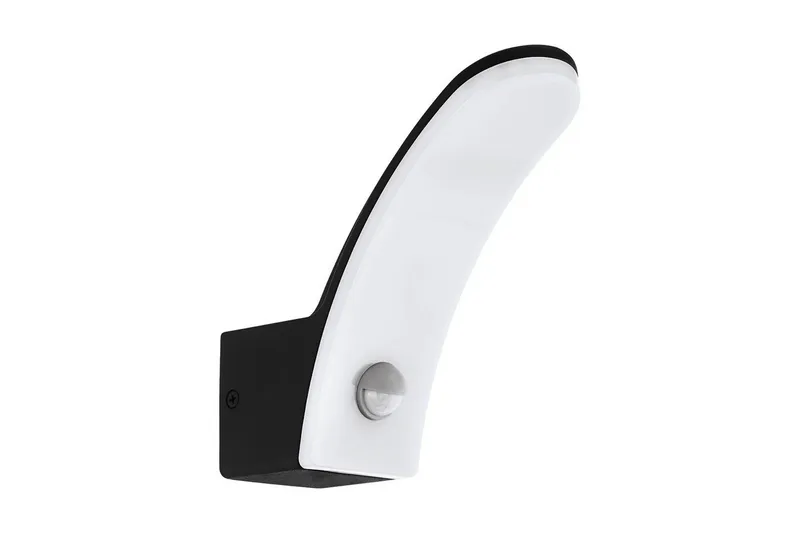 Ulkoseinävalaisin Eglo Fiumicino liikkeentunnistimella, Musta
