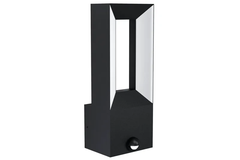 Ulkoseinävalaisin Eglo Riforano liikkeentunnistimella, Musta