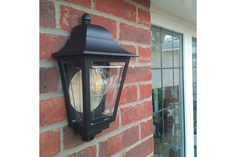 Ulkoseinävalaisin Elstead Lighting Deco Lane Musta - Musta - Piha & ulkoaltaat - Piha-alue - Sisäänkäynti - Sisäänkäynnin valaistus