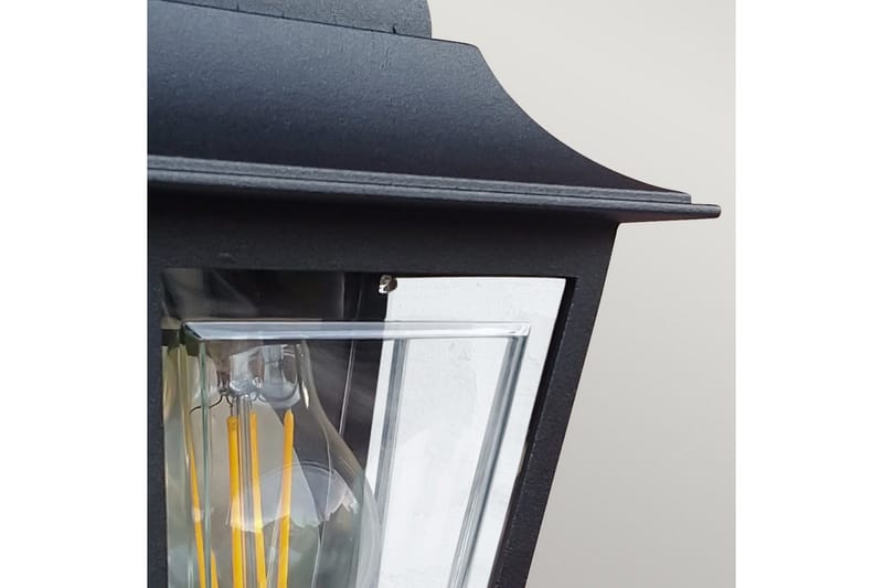 Ulkoseinävalaisin Elstead Lighting Deco Lane Musta - Musta - Piha & ulkoaltaat - Piha-alue - Sisäänkäynti - Sisäänkäynnin valaistus