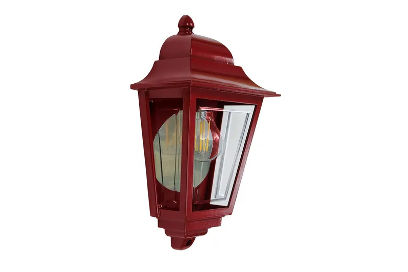 Ulkoseinävalaisin Elstead Lighting Deco Lane Punainen - Punainen - Piha & ulkoaltaat - Piha-alue - Sisäänkäynti - Sisäänkäynnin valaistus