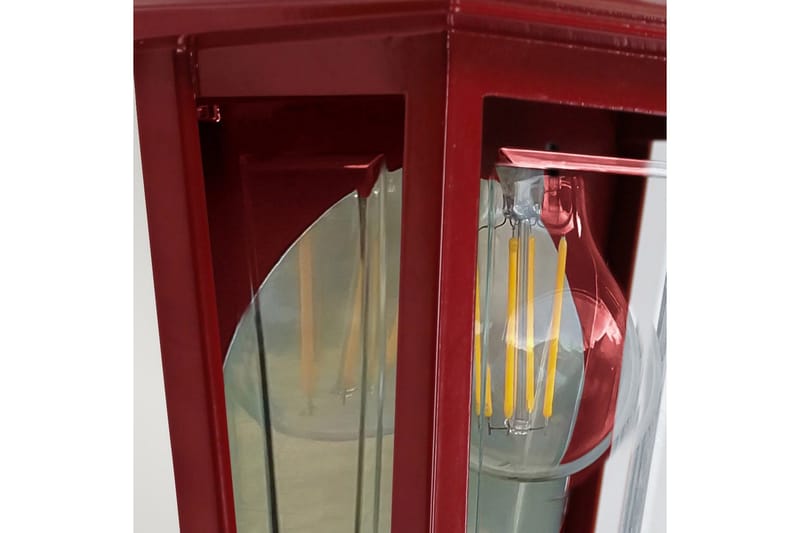 Ulkoseinävalaisin Elstead Lighting Deco Lane Punainen - Punainen - Piha & ulkoaltaat - Piha-alue - Sisäänkäynti - Sisäänkäynnin valaistus