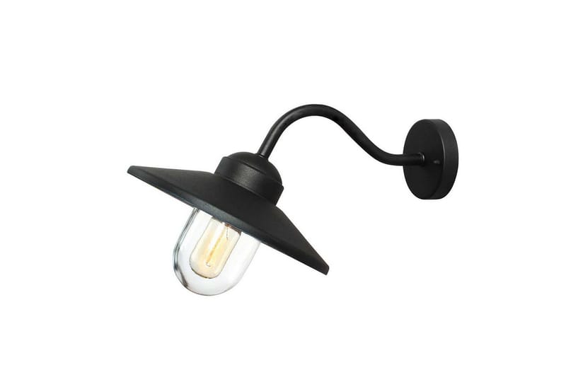 Ulkoseinävalaisin Elstead Lighting Klampenborg Musta - Musta - Piha & ulkoaltaat - Piha-alue - Sisäänkäynti - Sisäänkäynnin valaistus