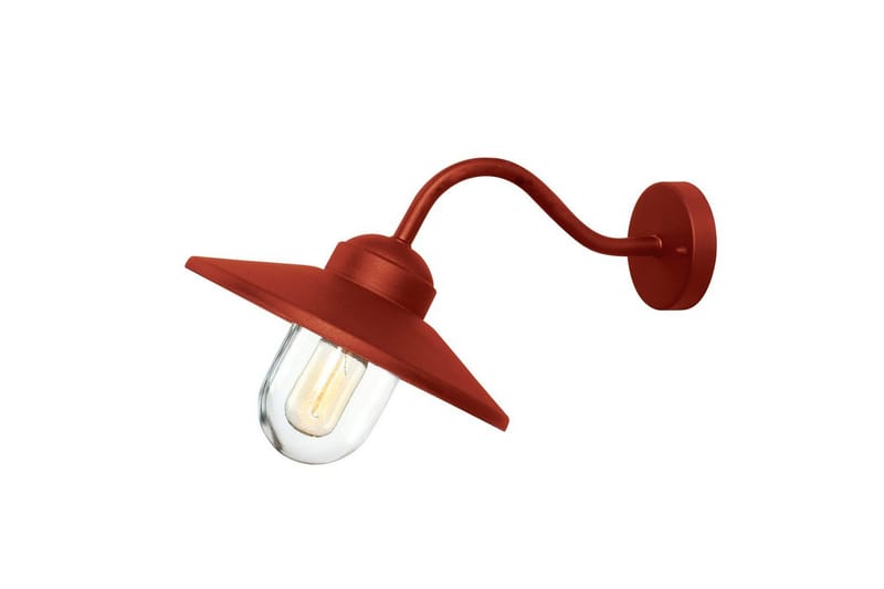 Ulkoseinävalaisin Elstead Lighting Klampenborg Okra punainen - Okra punainen - Piha & ulkoaltaat - Piha-alue - Sisäänkäynti - Sisäänkäynnin valaistus