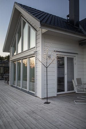 Albero-valokoristepuu 250 cm - musta, valkoisia valopisteitä - Piha & ulkoaltaat - Piha-alue - Terassi & aidattu terassi - Terassin valaistus