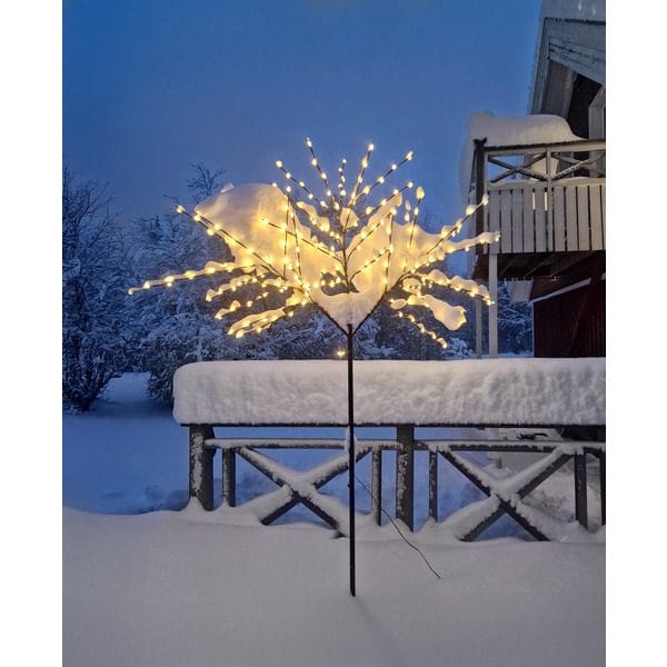 Albero-valokoristepuu 250 cm - musta, valkoisia valopisteitä - Piha & ulkoaltaat - Piha-alue - Terassi & aidattu terassi - Terassin valaistus