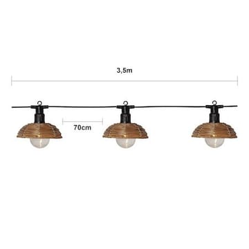 Cesta Light -valosarja - Vaaleanruskea - Piha & ulkoaltaat - Piha-alue - Terassi & aidattu terassi - Terassin valaistus