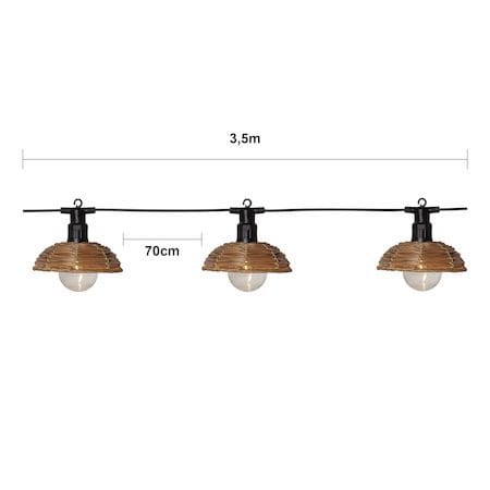 Cesta Light -valosarja - Vaaleanruskea - Piha & ulkoaltaat - Piha-alue - Terassi & aidattu terassi - Terassin valaistus
