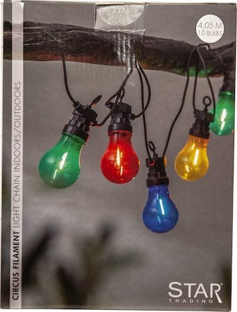 Circus Filament -valosarja - monivärinen - Piha & ulkoaltaat - Piha-alue - Terassi & aidattu terassi - Terassin valaistus