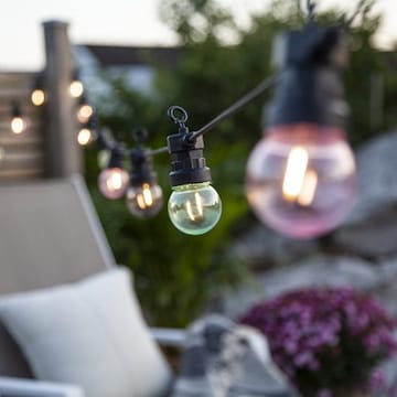 Circus Small Filament -valosarja - pastellinen monivärinen - Piha & ulkoaltaat - Piha-alue - Terassi & aidattu terassi - Terassin valaistus