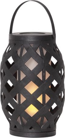 Flame Black -lyhty 15 cm - musta - Piha & ulkoaltaat - Piha-alue - Terassi & aidattu terassi - Terassin valaistus