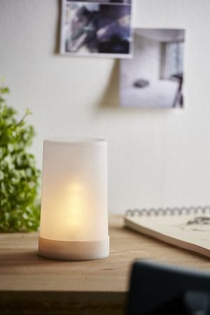 Flame Candle LED -pöytäkynttilä 9 cm - valkoinen - Piha & ulkoaltaat - Piha-alue - Terassi & aidattu terassi - Terassin valaistus