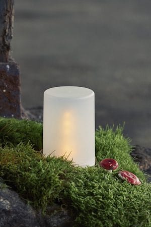 Flame Candle LED -pöytäkynttilä 9 cm - valkoinen - Piha & ulkoaltaat - Piha-alue - Terassi & aidattu terassi - Terassin valaistus