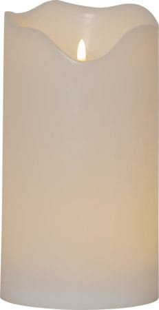 Flamme Grand LED-pöytäkynttilä 30 cm - valkoinen - Piha & ulkoaltaat - Piha-alue - Terassi & aidattu terassi - Terassin valaistus