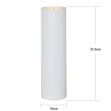 Flamme Rak LED -kynttilä 37,5 cm - valkoinen - Piha & ulkoaltaat - Piha-alue - Terassi & aidattu terassi - Terassin valaistus
