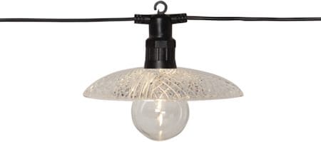 Glassy Light -valosarja - läpinäkyvä, musta kaapeli - Piha & ulkoaltaat - Piha-alue - Terassi & aidattu terassi - Terassin valaistus