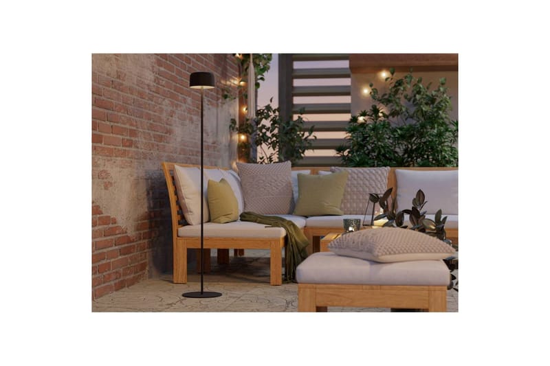 Lattiavalaisin Eglo Roccanova-L Musta - Musta - Piha & ulkoaltaat - Piha-alue - Terassi & aidattu terassi - Terassin valaistus